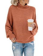 Maternity Fashion  Turtleneck multi  color sweater