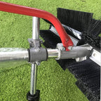 TUQI 43cc Gas 2 Stroke Powered Sweeper Broom Hand Held Concrete Cleaning Driveway Walk Behind