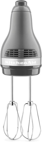KitchenAid KHM512BM 5 Speed Hand Mixer, Black Matte, 1" count of 3