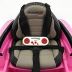 2023 Girl's Ride On Sports Kids Car 12V Battery Powered W/ Dining Table, Leather Seat, LED Lights