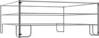 Horse Corral Travel Pen Corral 4 Panels 10 x 10 Portable Horse Pen Steel Metal Corral Panel Livestock