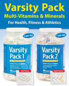 Lindberg Varsity Pack 1, 90 Multi-Vitamin and Mineral Packets with Antioxidants, Carotenoids, and More