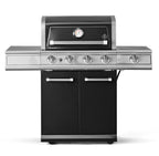 patio 4-Burner Gas Grill with Porcelain Enamel Lid