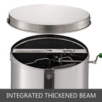 BestEquip Manual Honey Extractor 2 Frame Bee Extractor  Steel Honeycomb Spinner Crank Beekeeping Equipment