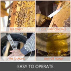BestEquip Manual Honey Extractor 2 Frame Bee Extractor  Steel Honeycomb Spinner Crank Beekeeping Equipment