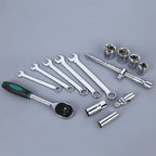 kengbi Exquisite WorkmanLong Service Life 37-pcs Tool Set Hand Tools for Car Repair Ratchet Spanner Wrench Socket Set Professional Car Repair Tool Kits