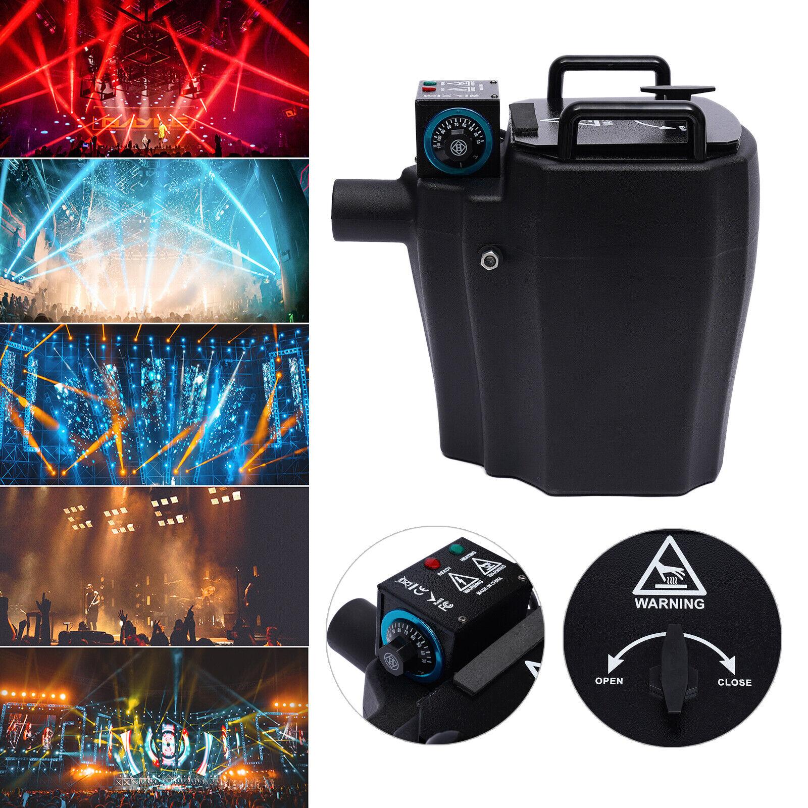 Oukaning 3500W Low Lying Fog Machine Low Profile DJ StaSmoke Dry Ice Fogger