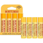 Burt's Bees Lip Balm, Moisturizing Lip Care, for All Day Hydration, 100% Natural, Original Beeswax with Vitamin E &amp; Peppermint Oil (4 Pack)
