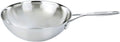 Demeyere Industry 5-Ply 5-qt Stainless Steel Flat Bottom Wok