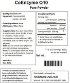 NuSci CoEnzyme Q10 CoQ10 Q10 Pure Powder (1000 Grams (2.2 LB) oz))