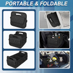 Deosk Car Trunk Organizer for suv,Car Organizers and Storage with 6 Big Pocket,Car Accessories for Women/Men 50L Waterproof Polyester Trunk Organizer for Car/SUV/Minivan/Truck(Medium, Black)