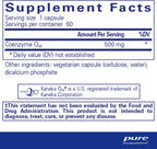 Pure Encapsulations CoQ10 500 mg | Coenzyme Q10 Supplement for Energy, Antioxidants, Brain and Cellular Health, Cognition, and Cardiovascular Support* | 60 Capsules