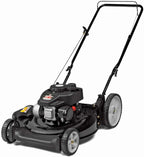 Yard Machines 140cc OHV 21-Inch High Wheeled 2-in-1 Walk-Behind Push Gas Powered Lawn Mower - Perfect for Small to Medium Sized Yards - Side Discharge and Mulching Capabilities, Black