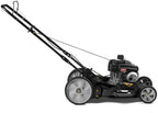 Yard Machines 140cc OHV 21-Inch High Wheeled 2-in-1 Walk-Behind Push Gas Powered Lawn Mower - Perfect for Small to Medium Sized Yards - Side Discharge and Mulching Capabilities, Black