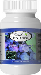 Europe Blueberry 1000mg 180s - [12 Bottles] Vision Care