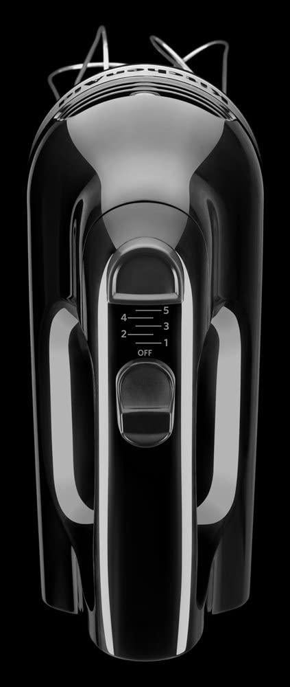KitchenAid KHM512OB 5-Speed Hand Mixer, Onyx Black