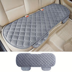 Car Back Seat Cover Plush Material Rear Back Row Protector Mat, Auto Chair Cushion Accessories, Car Back Row Seat Cushion