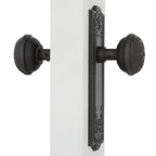 Meadows Plate Double Dummy Egg and Dart Door Knob in Oil-Rubbed Bronze