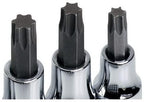 SK Hand Tools 84213 13-Piece 1/4-Inch, 3/8-Inch and 1/2-Inch Drive Torx Bit Socket Set