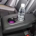 8sanlione 2 Pack Car Cup Holder Coasters, 2.75 Inch Non-Slip PVC Insert Cup Coaster, Anti-Scratch Auto Cup Mats for Women Men, Vehicle Interior Accessories for Car, SUV, Truck (D Purple/2PCS)