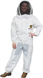 Mann Lake Provent Beekeeper Suit with Self Supporting Veil, Large