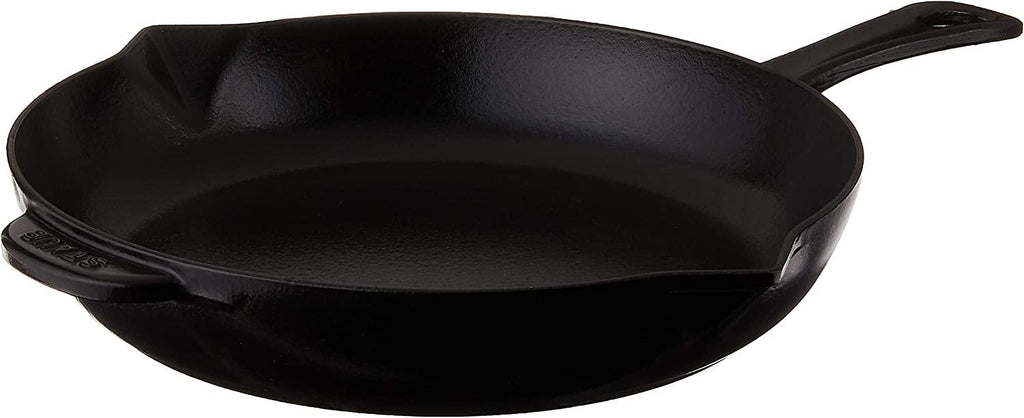 Staub Cast Iron 10-inch Fry Pan - Matte Black, Made in France