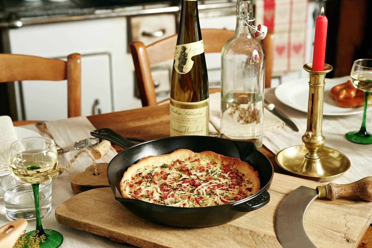 Staub Cast Iron 10-inch Fry Pan - Matte Black, Made in France