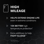 Mobil 1 High Mileage Full Synthetic Motor Oil 5W-20, 5 Quart