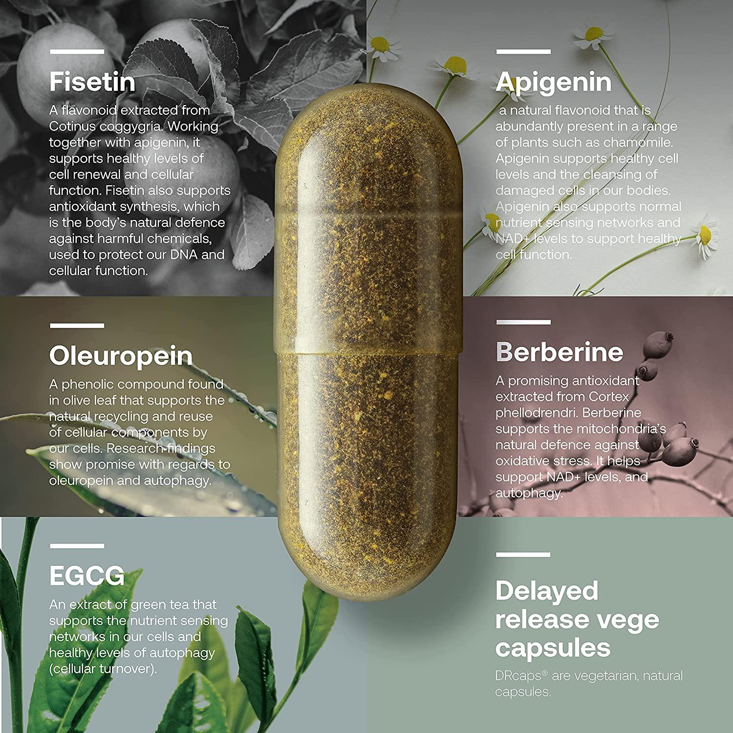 SRW Laboratories Cel³ Renewal | Supports Youthful Cell Function and Renewal, Eliminates Cellular Waste and Supports Healthy Aging | 180 Capsules
