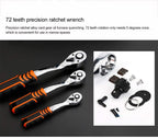 GJX Tool Set Auto Repair Tool Set Mechanic Socket Tool Kit Set Ratchet Socket Wrench Set Mechanics Tools Kit Set for Auto Repairing &amp; Household with Case 61 Piece General Household Hand Tool Kit