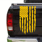 Show Your Patriotism with this American Flag Pickup Truck Car Sticker!