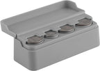 SINGARO Coin Holder for Car, Universal Car Coin Change Organizer, Car Coin Holder Compatible with Coins of Different Sizes, Car Interior Accessories, Suitable for Most Cars, Trucks(Gray)