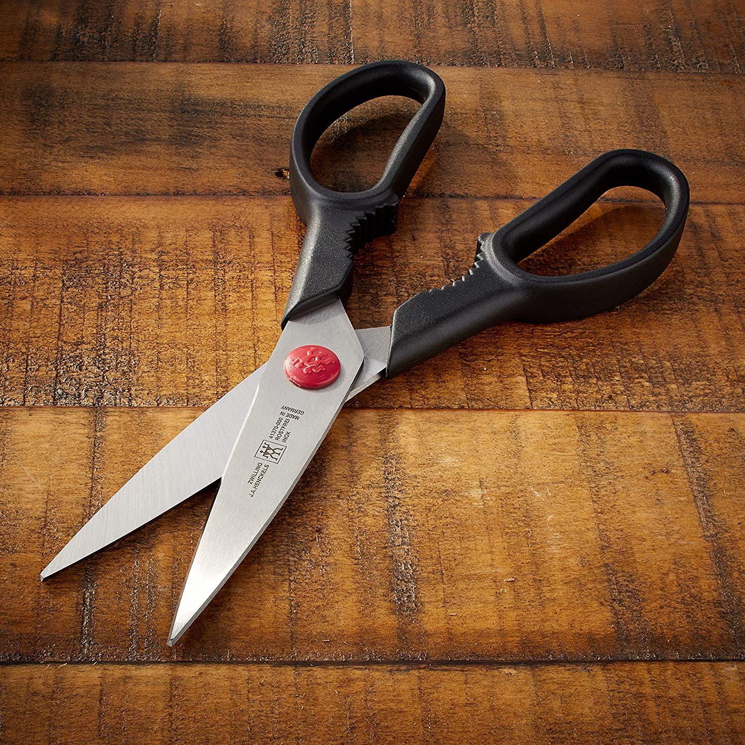 Henckels Kitchen Shears, Multi-Purpose, Dishwasher Safe, Heavy Duty, Stainless Steel 8 Inch (Pack of 1)