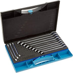 Hazet 606N/12 Ratcheting combination wrench set 12 pc metric with case 8-19mm