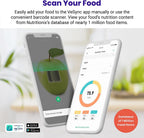 Etekcity Food Nutrition Kitchen Scale, Digital Grams and Ounces for Weight Loss, Baking, Cooking, Keto and Meal Prep, Large, 304 Stainless Steel
