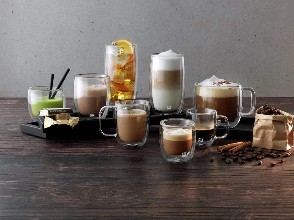 Zwilling 39500-101 Coffee Mug Set, 4-pc, Clear