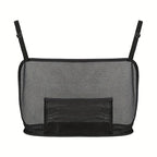 LarCapacity Car Seat Mesh Bag, Dog Bag Between Handbag Purse Clip Bag Organizer StoraPet Net Back Seat