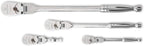 GEARWRENCH 4 Pc. 1/4", 3/8" &amp; 1/2" Drive 120XP Flex Head Ratchet Set - 81230P