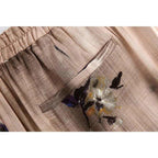vintage straight long pants