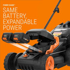Worx WG779 40V Power Share 4.0Ah 14" Cordless Lawn Mower