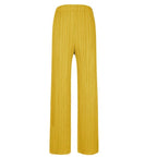 casual straight pleated pants