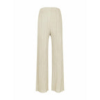 casual straight pleated pants