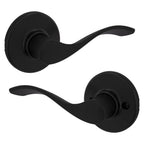 Balboa Matte Black PassaHall/Closet Door Lever