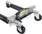Stark Set of (4) Wheel Dolly Car Skates Vehicle Positioning Hydraulic Tire Jack Truck Rv Trailer Pick Up Dolly Ratcheting Foot Pedal, 1500LBS