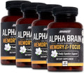 ONNIT Alpha Brain (360ct) - Premium Nootropic Brain Supplement - Focus, Concentration & Memory - Alpha GPC, L Theanine & Bacopa Monnieri