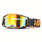 Motocross Goggles Motorcycle Sunglasses Ski Sport Dirt Bike MX MTB Downhill Cycling Glasses Anti-Fog HD Lens