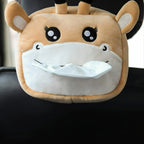 Cute Cartoon Plush Tissue Box Holder: Add a Fun Touch to Your Car Interior!