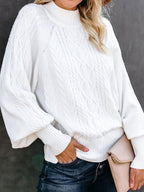 Pure Color Casual Loose Sweater Pullover