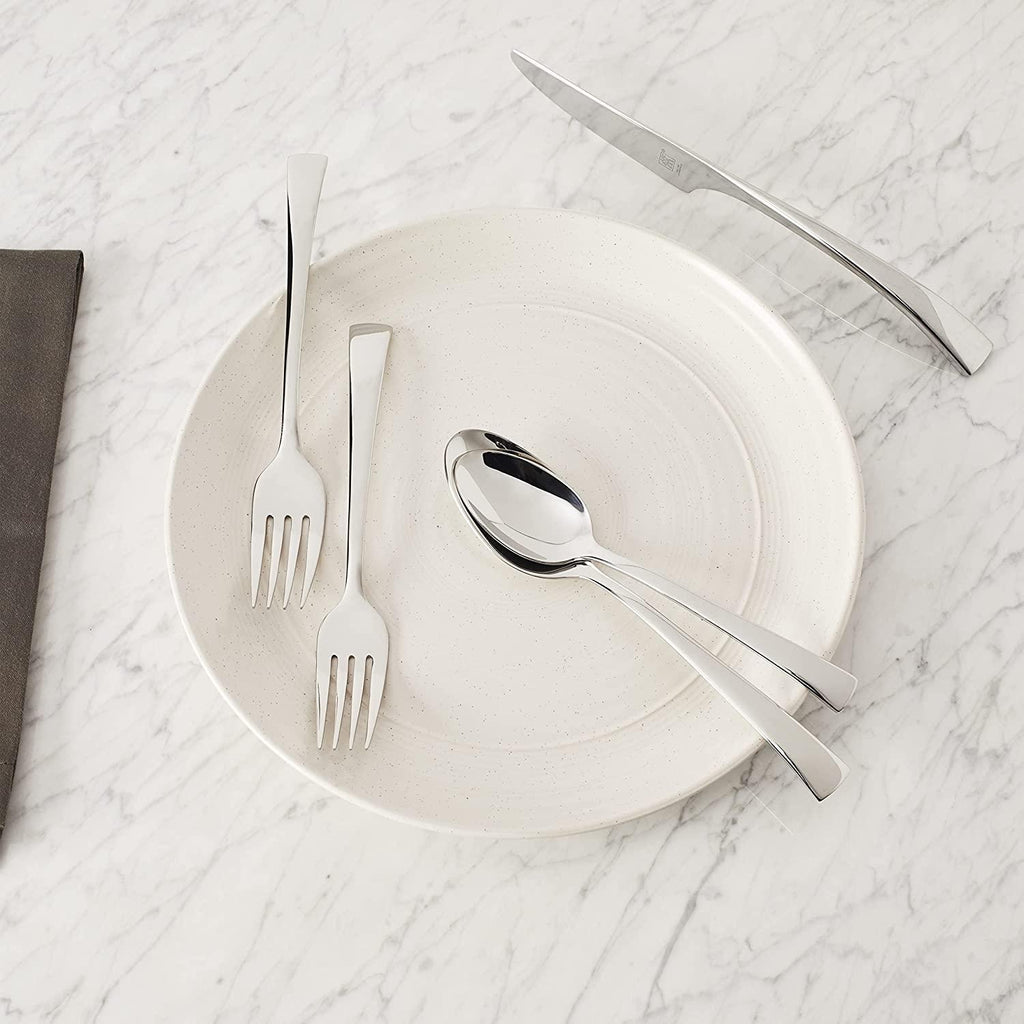 Zwilling JA Henckels Bellasera Satin 45-Piece 18/10" Stainless Steel Flatware Set, Silver