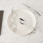 Zwilling JA Henckels Bellasera Satin 45-Piece 18/10" Stainless Steel Flatware Set, Silver